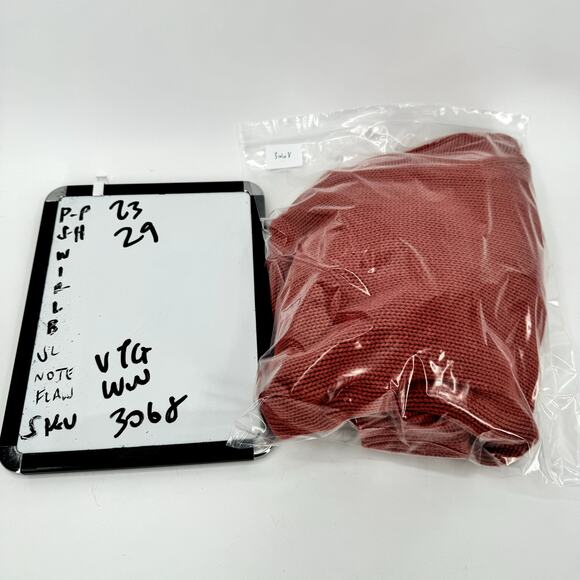 Eddie Bauer Sweater Mens XL Long Sleeve Pullover Clay Red WELL WORN Vintage - Picture 6 of 6